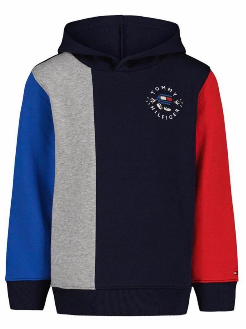 Tommy Hilfiger Colorblock Navy, Gray, Blue & Red Hoodie